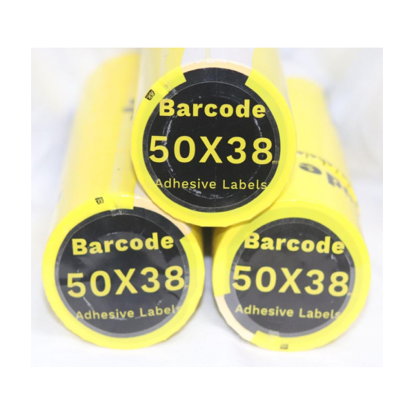 ورق باركود مقاس 38×50